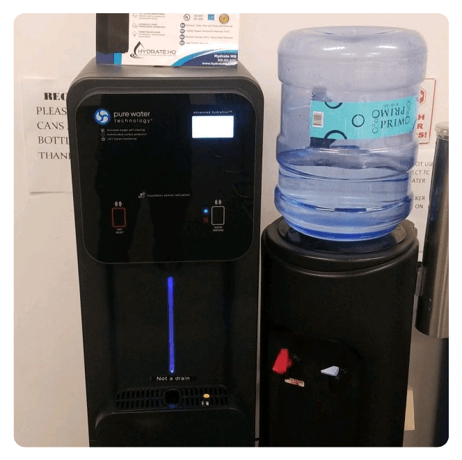 PW90 next to 5 gallon bubbler PW90 next to 5 gallon bubbler